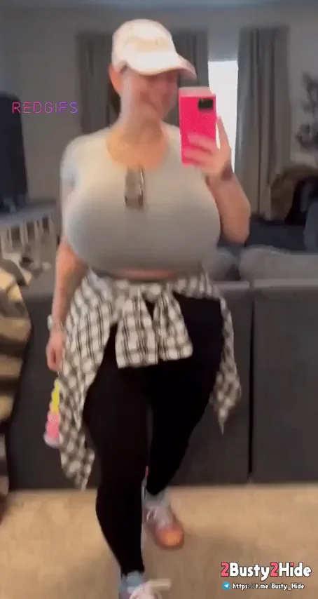 busty with pink phone