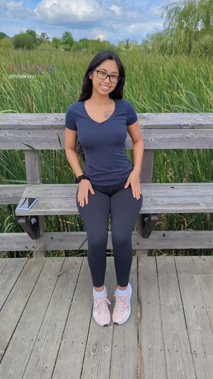 Risky Public Tease with This Sexy Asian Slut? 😈🌿