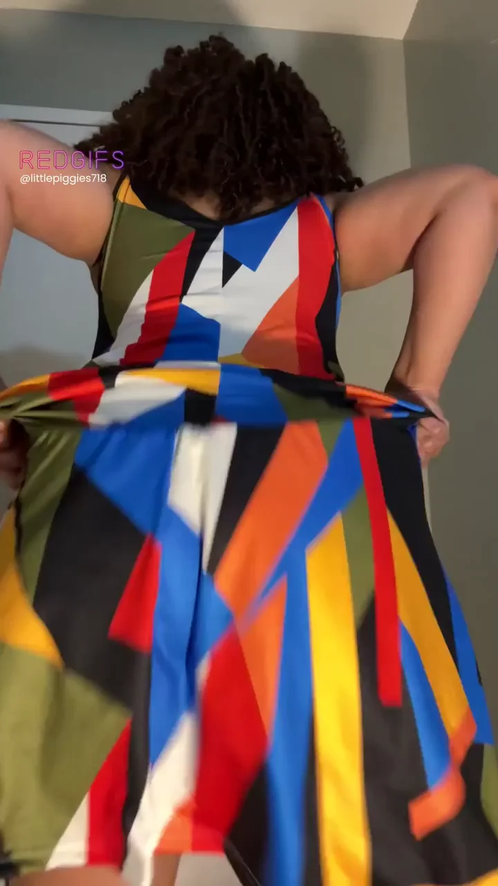 Smother you with my fat ass that was hidden under my dress