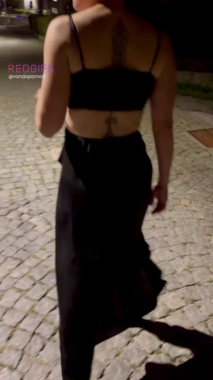 On the streets after a fancy dinner