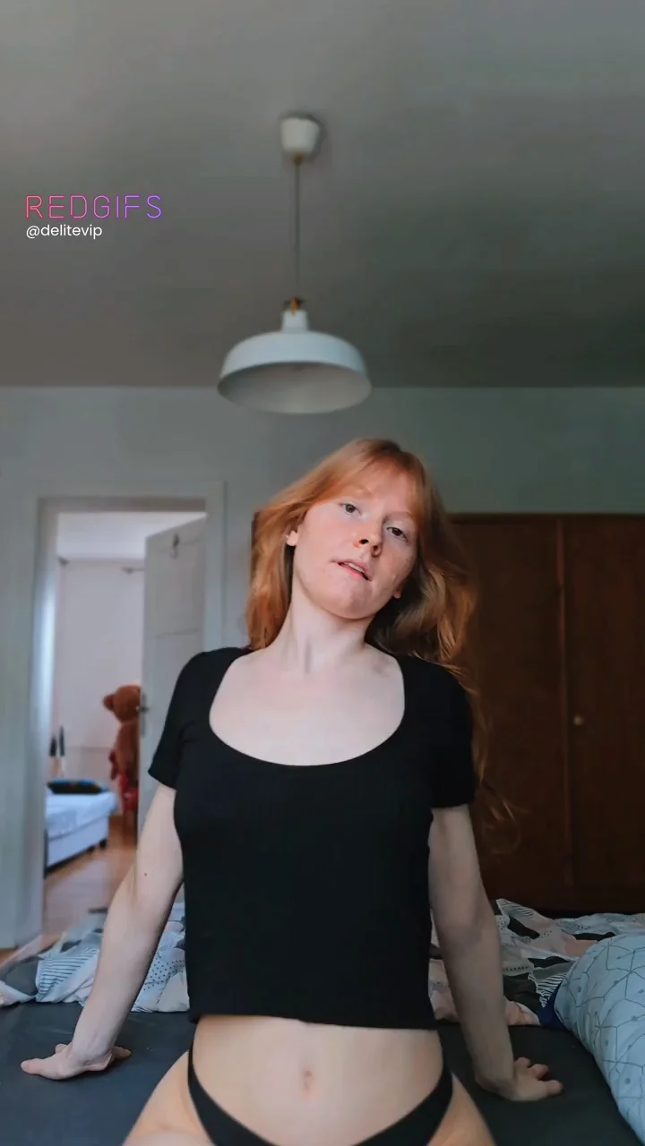 Redhead Ghostnipples Tease: Wanna Snuggle My Perky Tits?