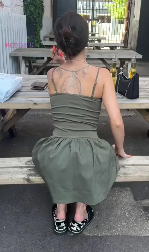Casually flashing you
