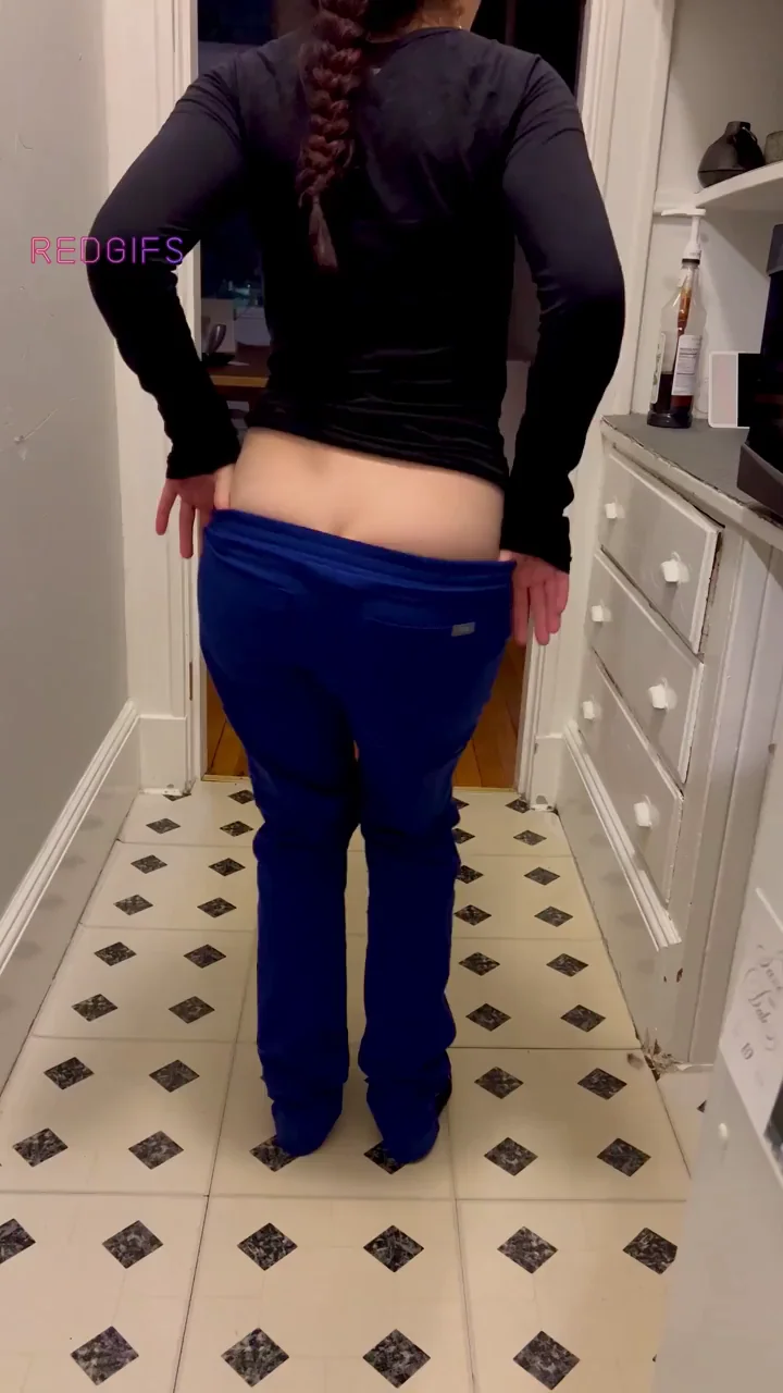 Best part of my day: taking off my scrubs after a long shift