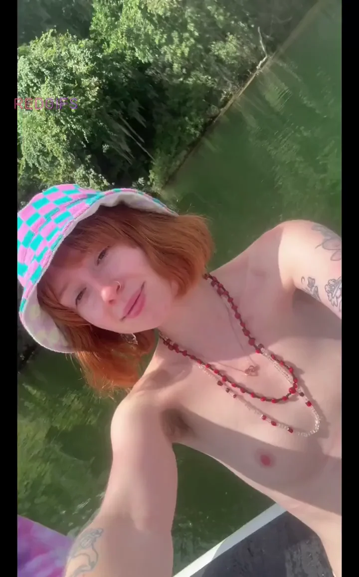 🔥 Redhead Slut Explores Her Naked Body in Wild Nature Bliss 😈🌿
