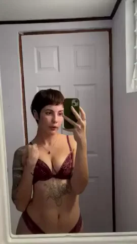 Low Morale Pixie Cut Slut Begs: Who's Secretly Crushing on My Tatted Tits? 😩💋🔥