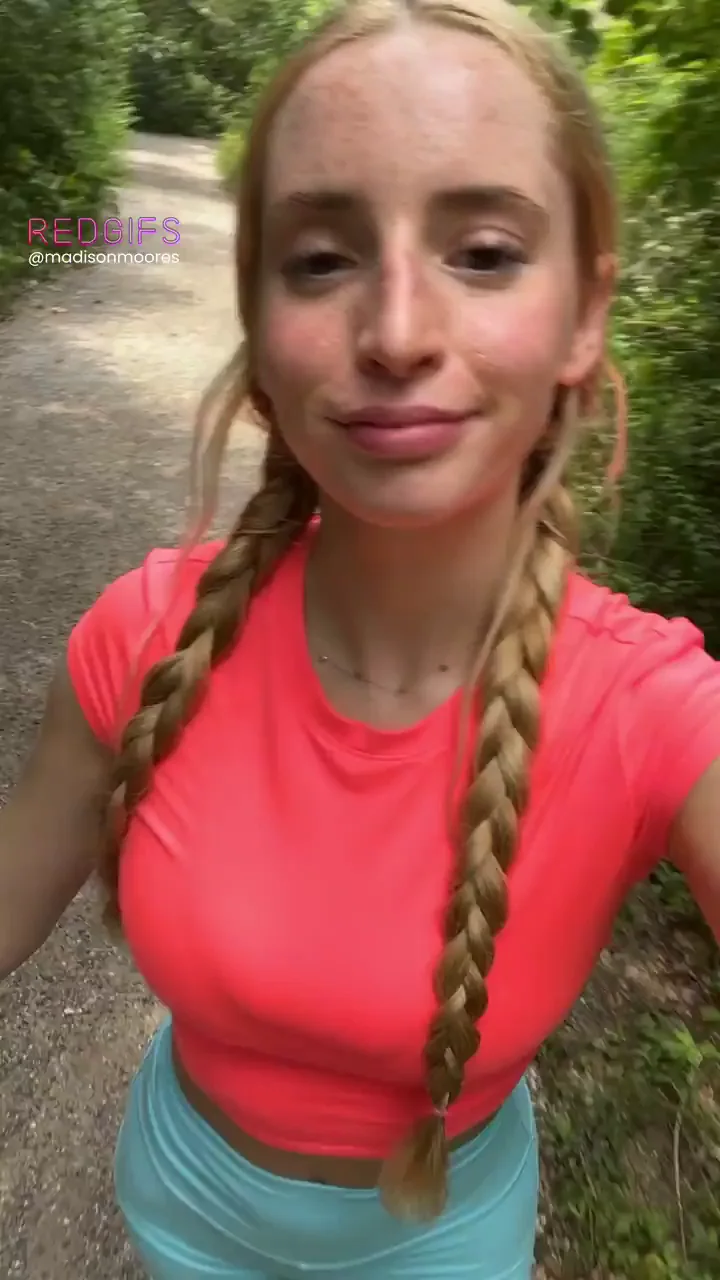 Juicy Tits Tease in Tight Yoga Pants 🍼🍑