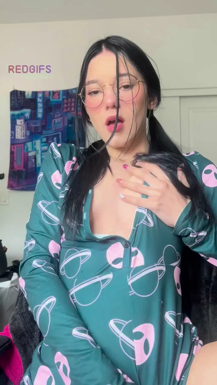 Best Friend's Slutty Daughter Begs for Daddy's Cock in Shiny PJs