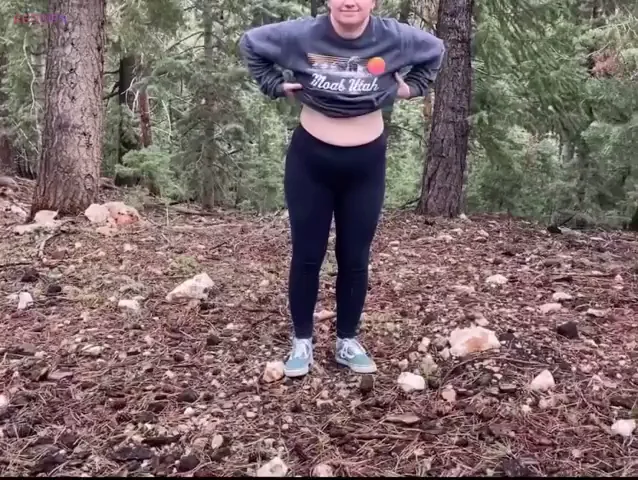 🍈 Massive Titty Drop on the Hiking Trail for Horny DILFs 🔥