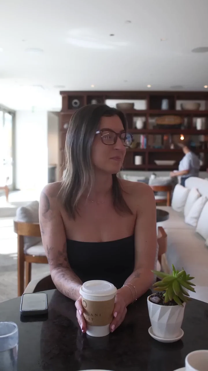 All morning coffee should be served with sugar, cream, and titties