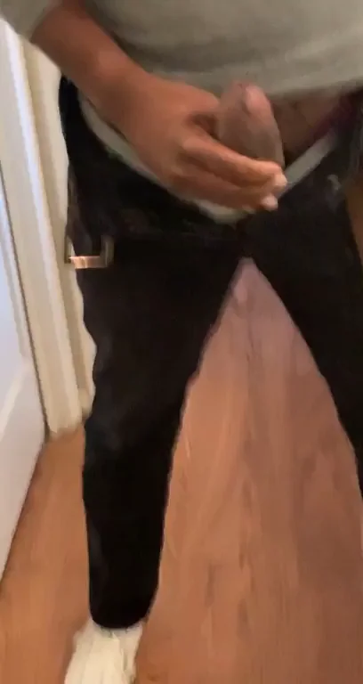 One great thing about WFH, is if I need to cum. I can just pull out my cock and get a release.