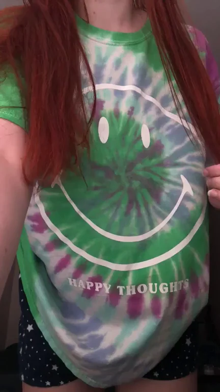 smol girl in big shirt