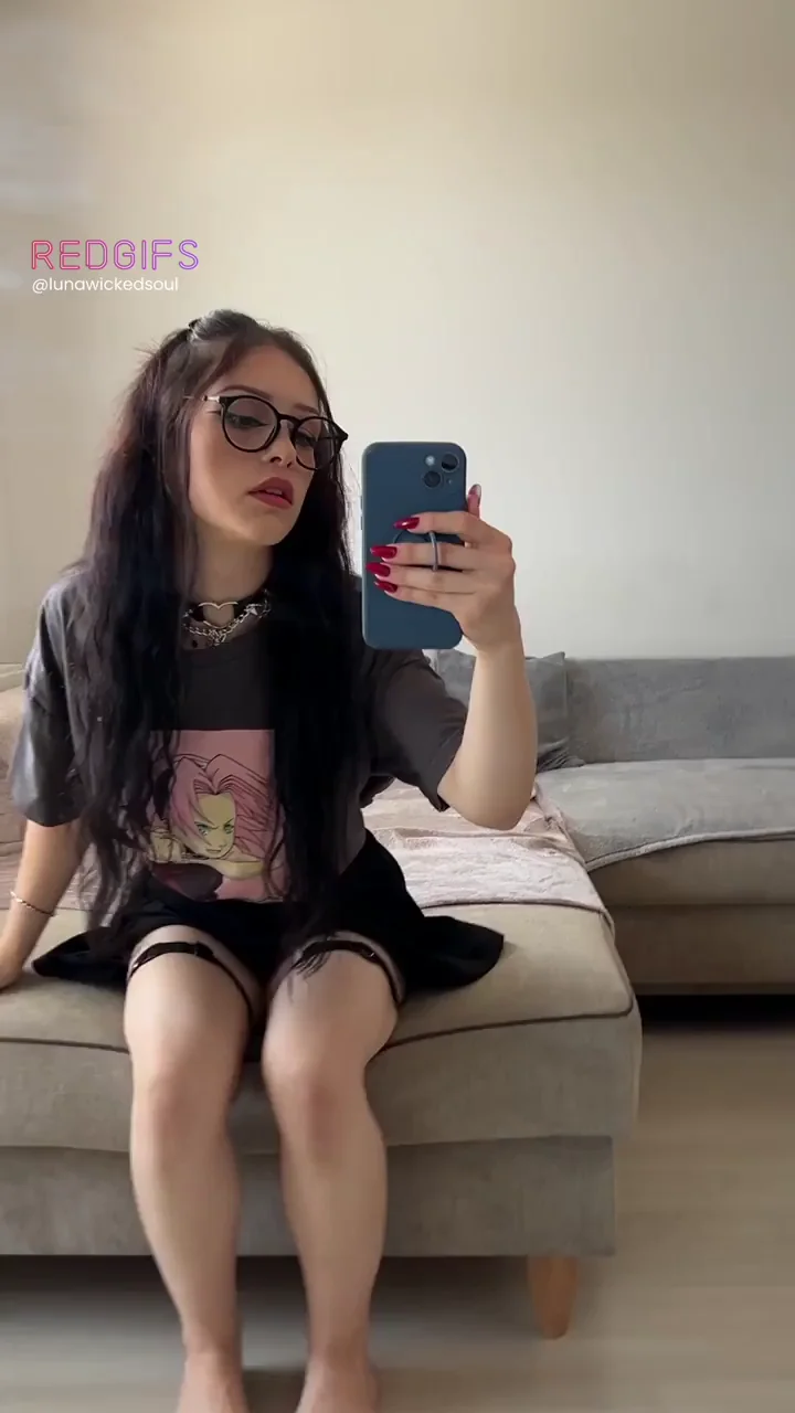 Your Tiny Titty Goth GF Tease 😈🖤💕