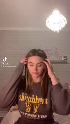 Oopsie Slip in Oversized Hoodie Tease