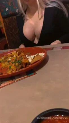 Should I put some salsa on my tits next time?