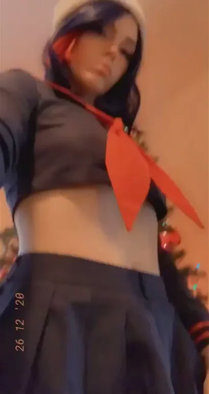 🔥 Ryuko Matoi Cosplay Tease - Slutty Senketsu Vibes 💋