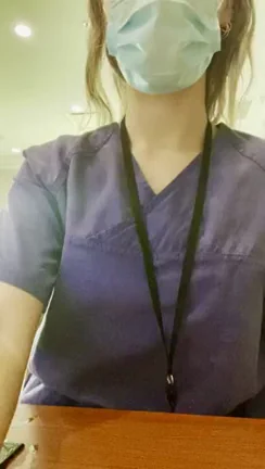 Would you like a flash of some perky nurse tits while I should be documenting?