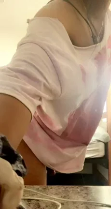 Watch me bend over?