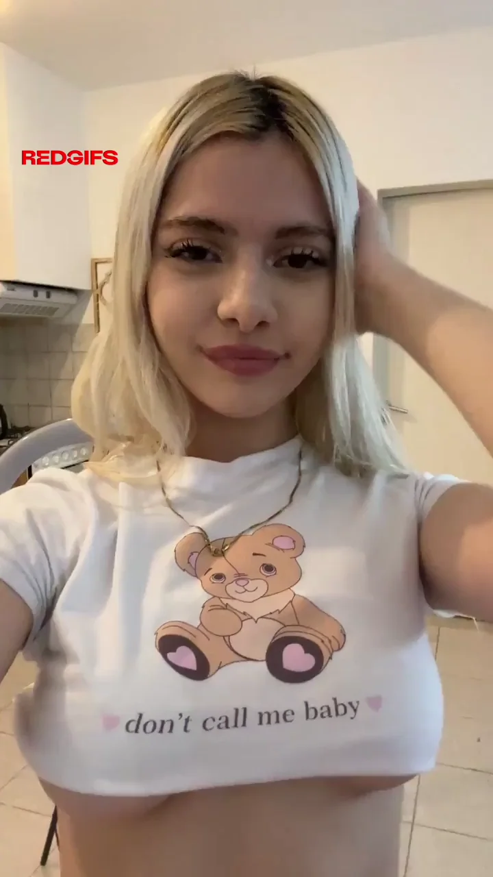 Big Titted Blonde Teen in 'Don't Call Me Baby' Tease 😈🍒