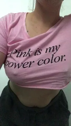Pink is so my power color [drop]