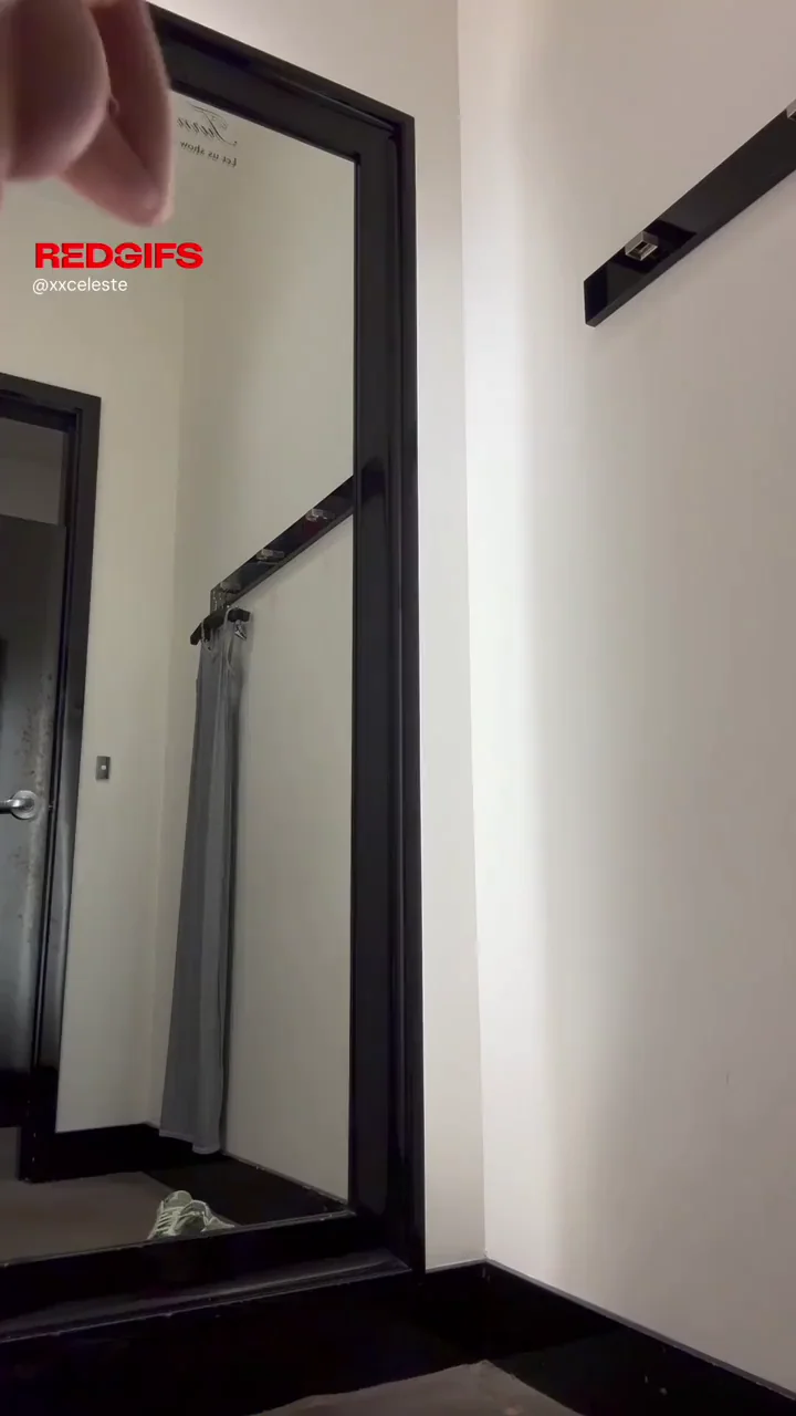 Cheating Wife Begs for Help in Dressing Room, Cracks Door & I Cum In Her Booty 🍑💦