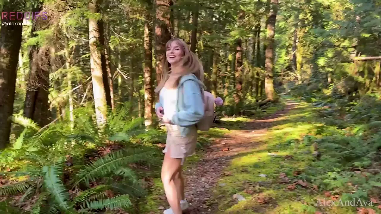 Told him I wanted to go hiking, but all I really wanted was his cum all over me