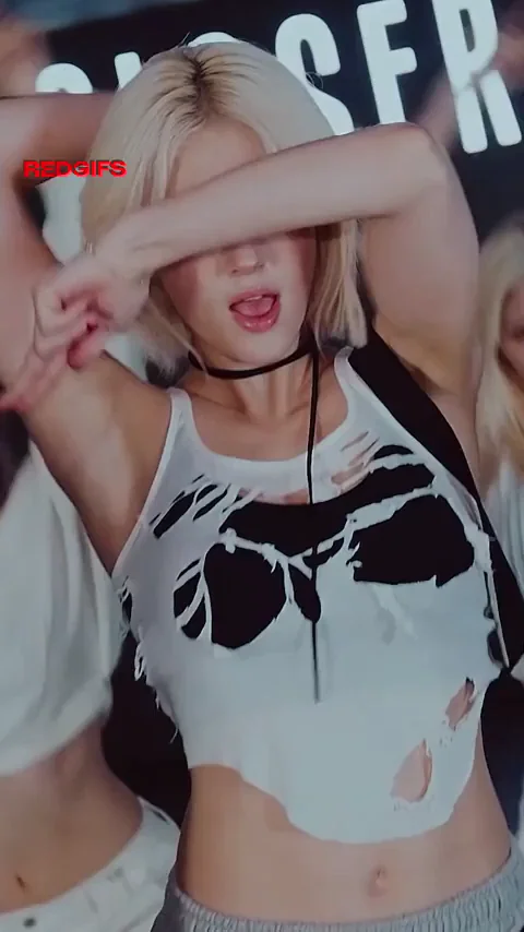 Jeon Somi’s Big Tits Tease in Ripped Tank 🔥🍈🍈