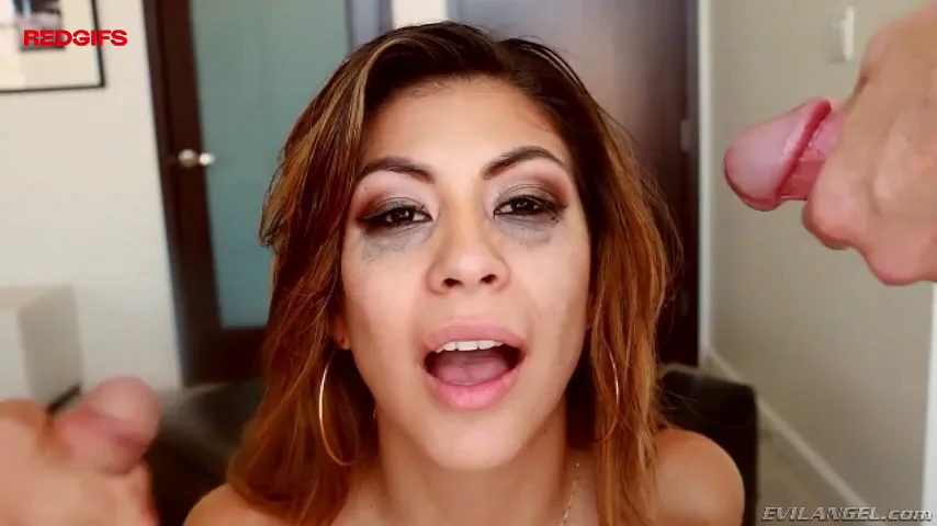Two Massive Loads For Her Face