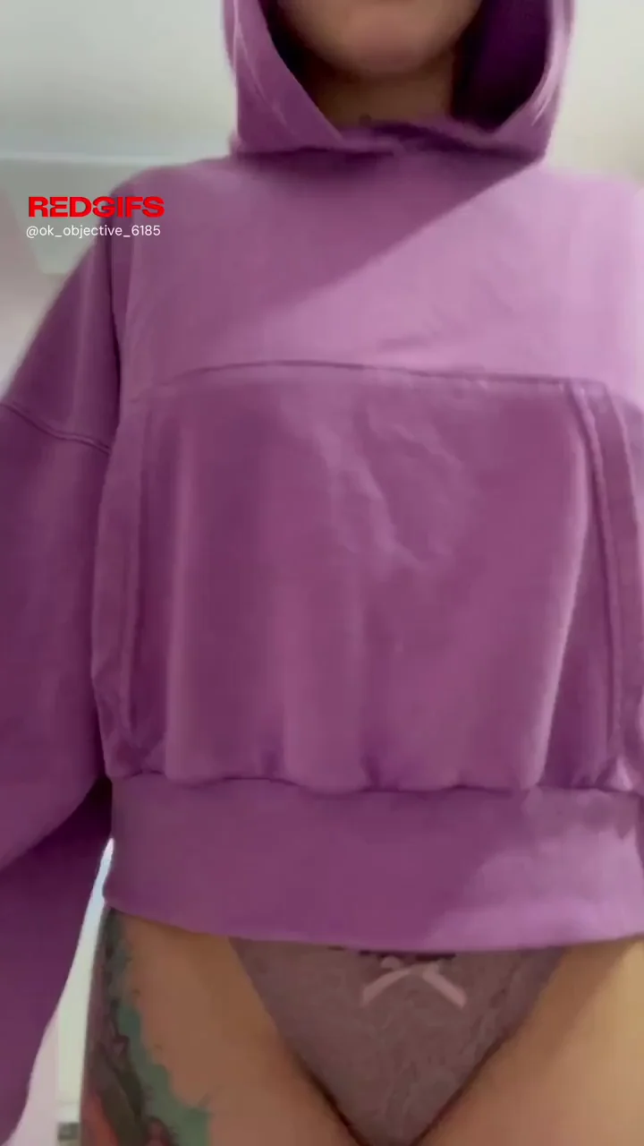 Hoodie Tease: Squeeze These Massive Tits or Suck 'Em First?