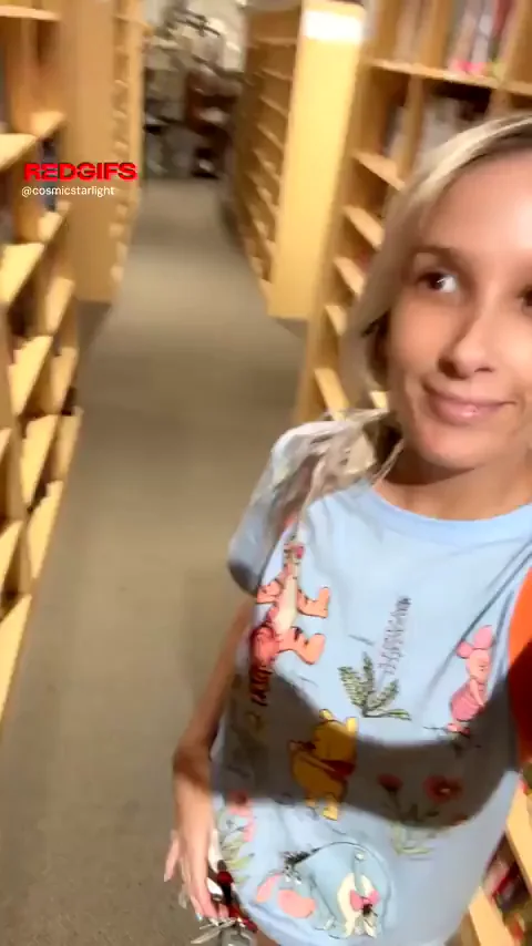 The best place to whip out my tiddies is OBVIOUSLY the Christian bookstore 🤭💕