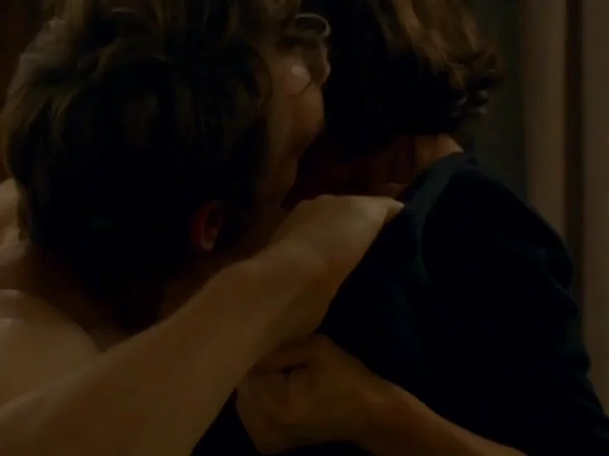 Helen McCrory's Steamy Embrace in MotherFatherSon (2019)