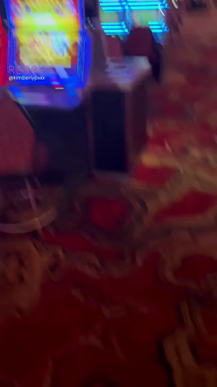Big Tit Slut Flashes Her Juicy Rack at the Casino