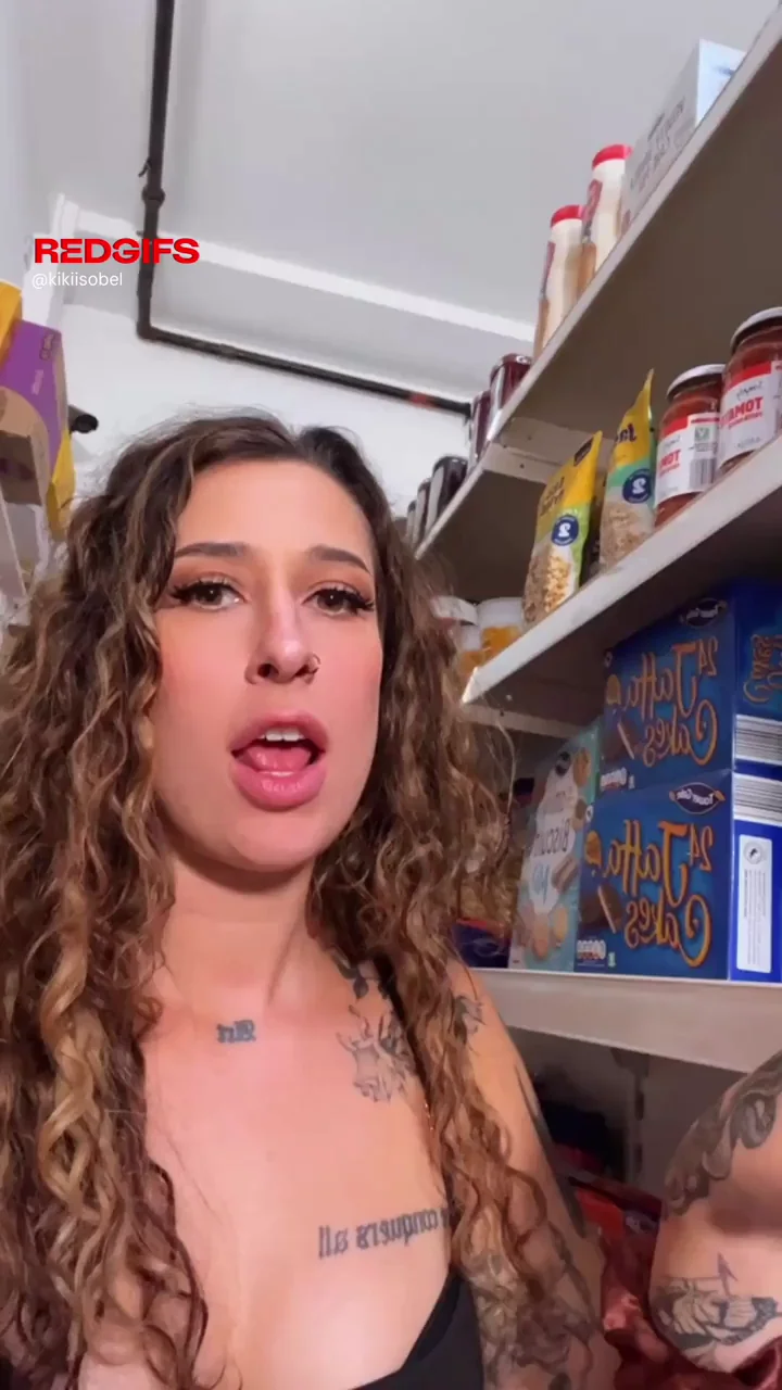 Shop Owner Slut Sucks Cock Behind Shelves in Public Store Fuck