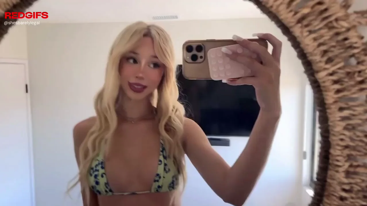 bet you didn’t expect a bikini try-on to look this naughty