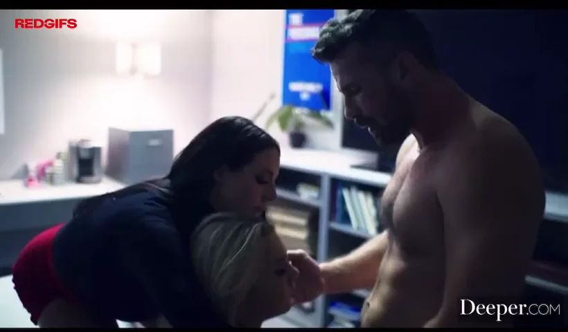 Angela White Makes Gabbie Carter Get Her Fat Titties Fucked