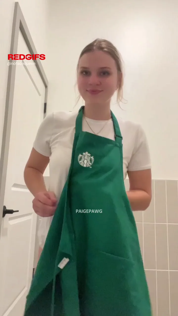 Taste my tits at Starbucks while I’m on duty 👅