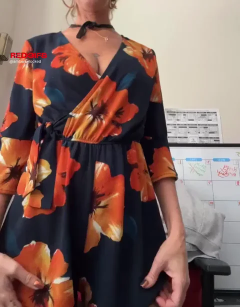 Rude Romper Rips Open: Office Slut's Juicy Asshole Tease