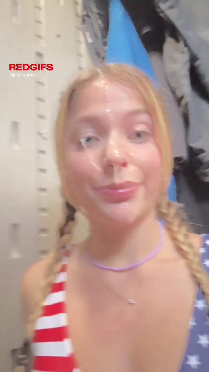 facialized on the Fourth of July