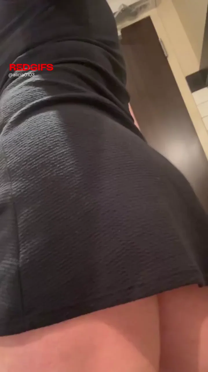 I had a day date today, but couldn’t help slipping into the bathroom for a naughty vid.