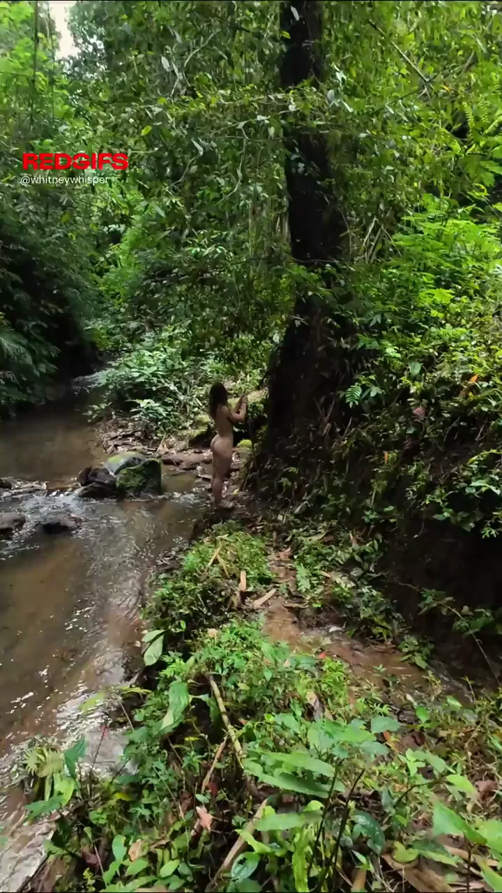 A good fit natural body displayed in nature