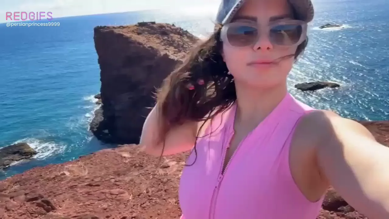 Cliffside Titty Drop: Never a Bad Time to Flash Those Massive Mounds