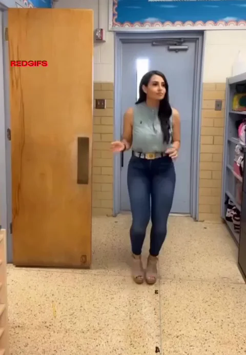 Busty Dancing Teacher Shakes Her Massive Tits in Class