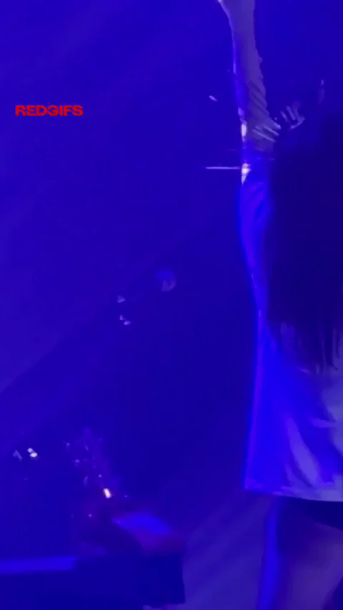 Lauren Mayberry's Tight Stage Ass Tease