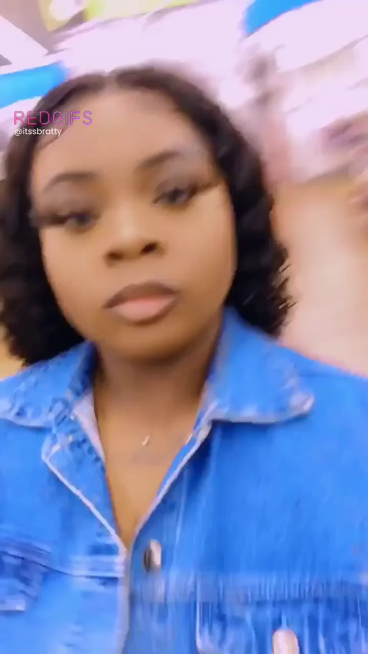 Walmart Ebony BBW Flashes Massive Tits 🍈🍈 'You Fucking Me?'