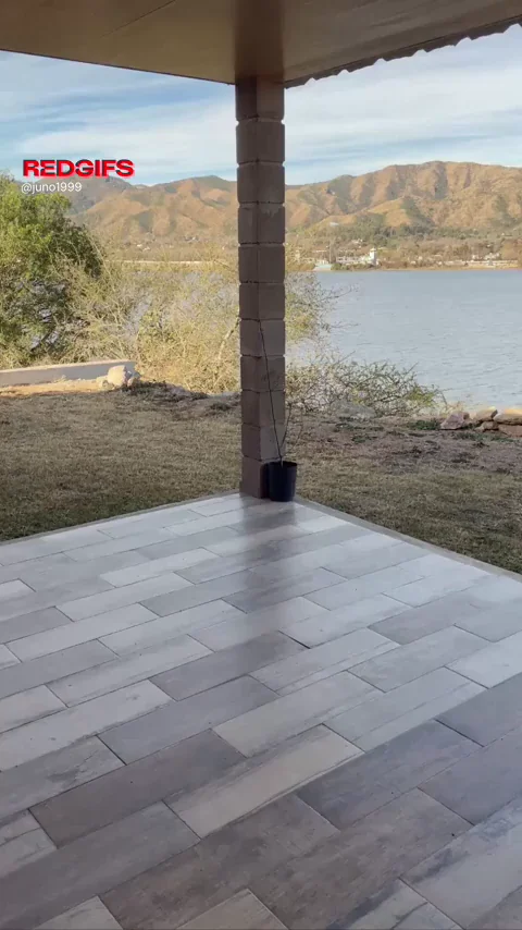 Risky Outdoor Flash by the Lake
