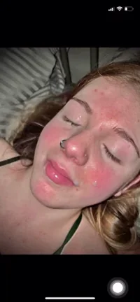 💦 Massive Cum Blast on Her Slutty Red Face! 😈🔥