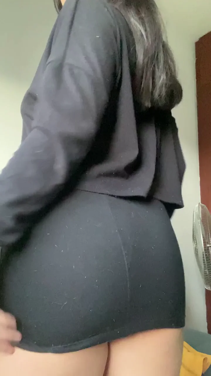 The best thing about wearing a skirt is not having to wear panties