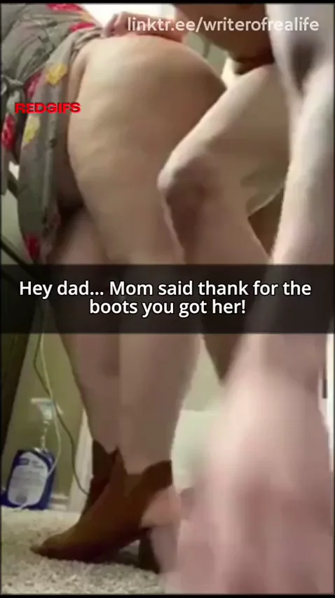 🍑 Mommy Craves Son's Big Dick Gift Over Dad's Boots 🔥
