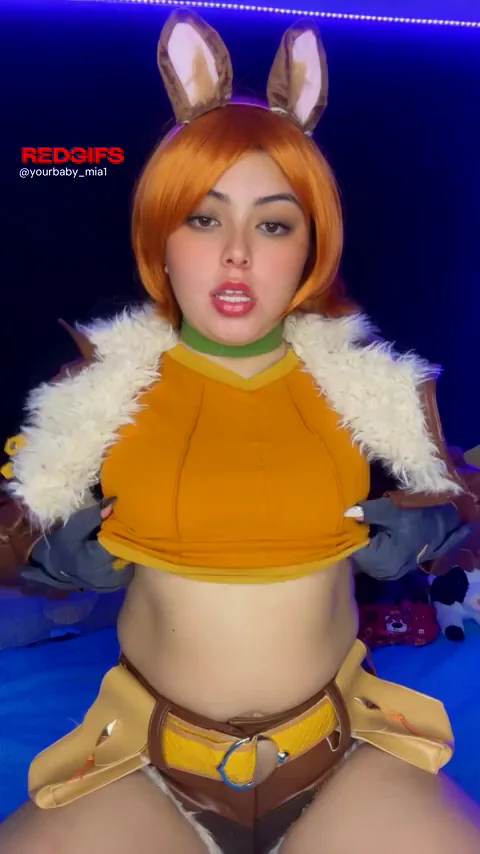 🔥 Squirrel Girl Cosplay Tease by Mia Zi 🐿️💦
