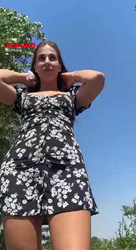 Trail Tease: Follow My Skirt for Juicy Pussy Peek