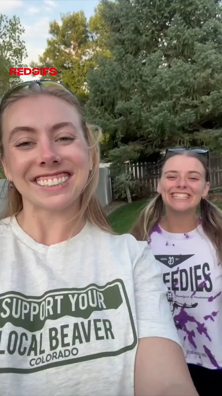 Cute TikTok Sluts Flaunt Magical Tits Outdoors 😍🌳🍈🍈